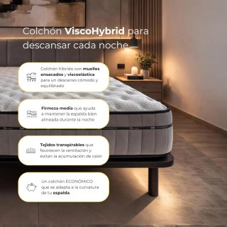 Colchón Viscohybrid 2 Plazas