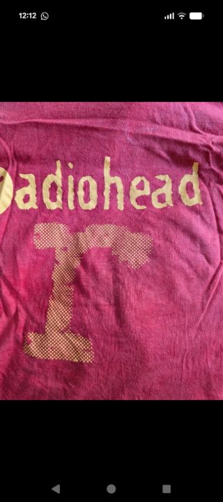 Maglietta vintage Radiohead