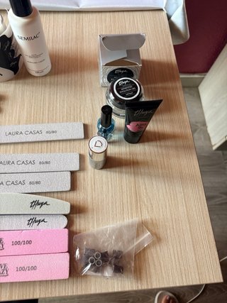 Set Uñas Gel thuya, semilac...