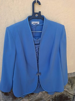 Conjunto JOMYJU fiesta señora azul