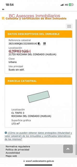 Terreno en venta en Rociana del Condado