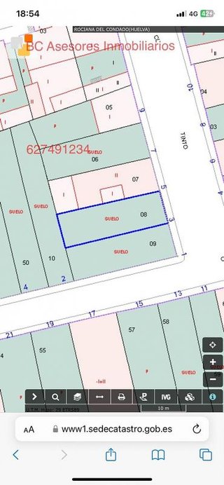 Terreno en venta en Rociana del Condado