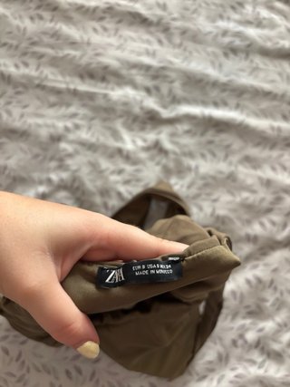 Bañador Zara caqui talla S