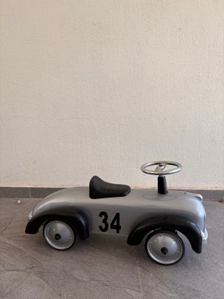Coche correpasillos vintage plata nº 34
