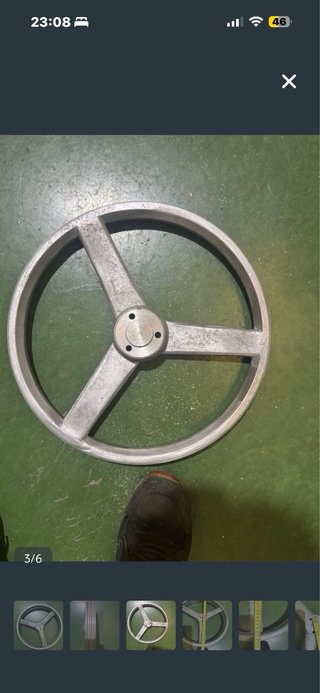 Polea para bomba de sulfatar