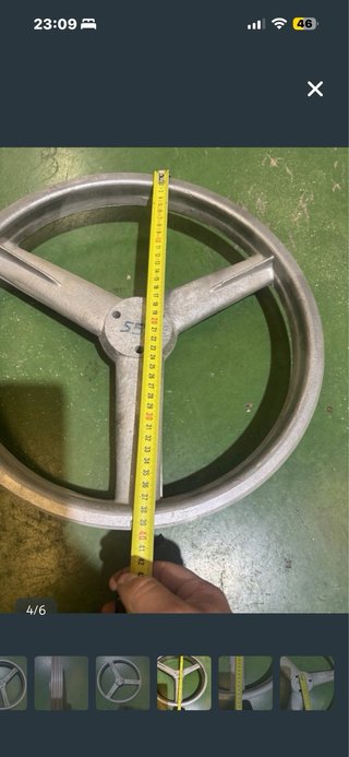 Polea para bomba de sulfatar