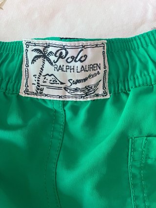 Bañador niño Polo Ralph Lauren verde T. M