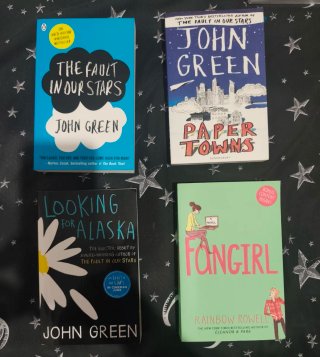Lote libros juveniles John Green y Rainbow Rowell