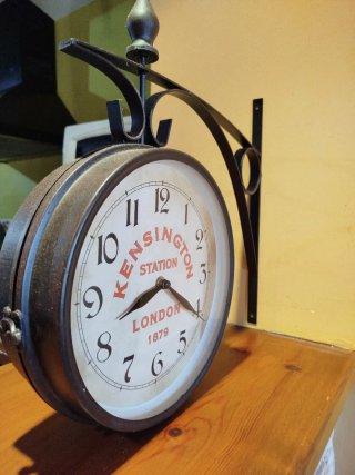 Reloj de pared doble Kensington London