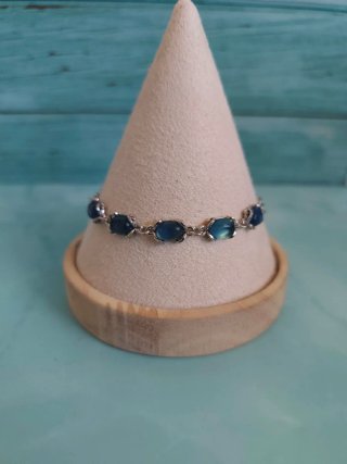Pulsera de Aguamarina Natural.