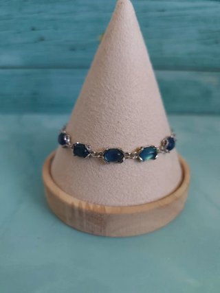 Pulsera de Aguamarina Natural.