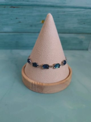 Pulsera de Aguamarina Natural.