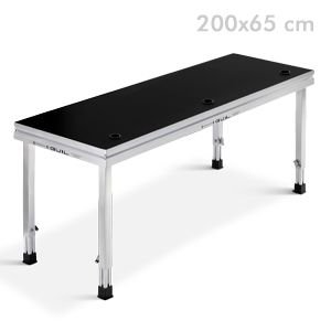 Mesa DJ GUIL 200x65cm Altura Ajustable