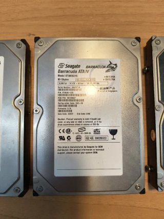 Lote 5 Discos Duros Seagate