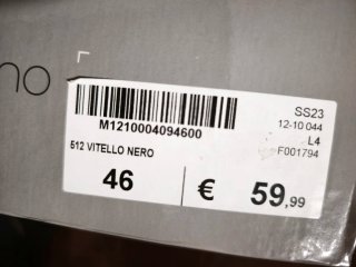 Scarpe in pelle uomo taglia 46