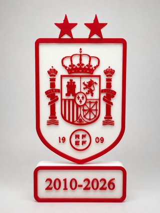 Escudo España 3D - Edición 2da Equipación - 2026