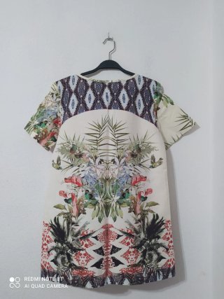 Vestido Zara Estampado Floral Talla S