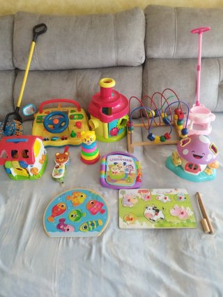 Lote Juguetes Infantiles: Teléfono, Puzzles, Canci