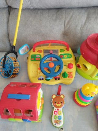 Lote Juguetes Infantiles: Teléfono, Puzzles, Canci