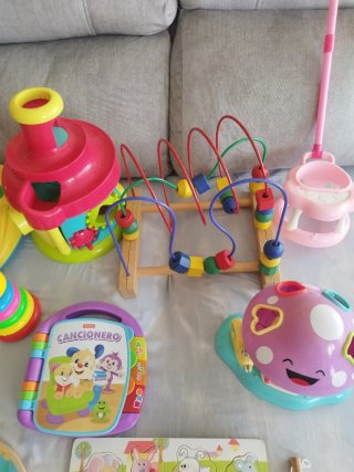 Lote Juguetes Infantiles: Teléfono, Puzzles, Canci