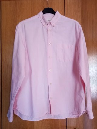 Camisa H&M Algodón Rosa