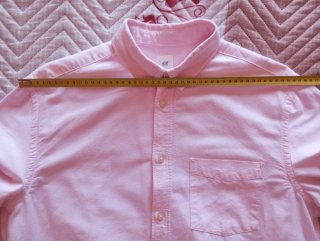 Camisa H&M Algodón Rosa