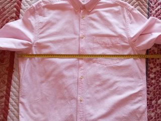 Camisa H&M Algodón Rosa