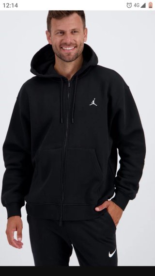 Sudadera Jordan Hombre Talla M Negra