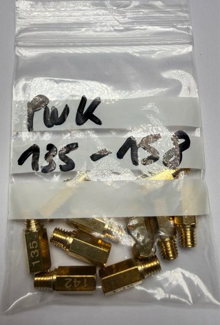 Kit 10 chicles altas carburador keihin PWK 135-158