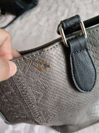Coppia di Borse Desigual grigie con fantasia