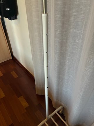 Burro para ropa blanco
