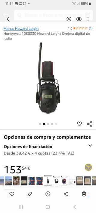 Auriculares con protector Auditivo Sync Radio Digi