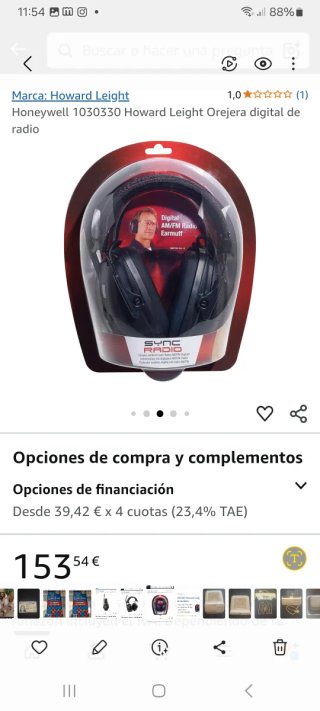 Auriculares con protector Auditivo Sync Radio Digi