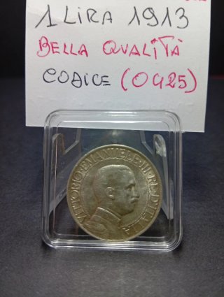 1 Lira Quadriga Veloce del 1913 Ottime condizioni