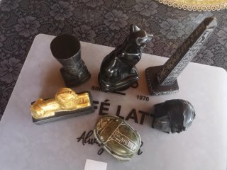 Figuras Egipto (Metal/Piedra) - Lote 30€