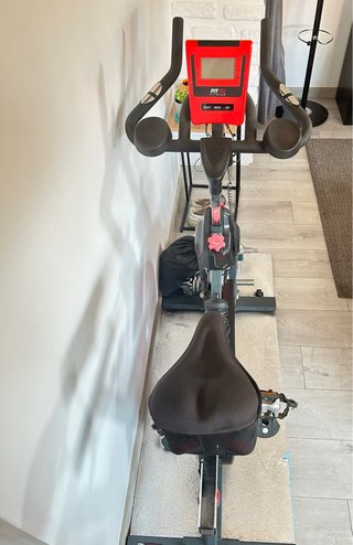 Bicicleta Spinning FITFIU - Gris y Rojo