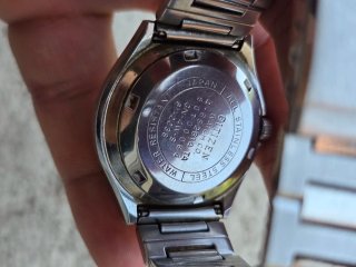 Orologio Citizen Automatico Vintage Argento Bianco