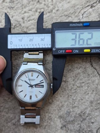 Orologio Citizen Automatico Vintage Argento Bianco