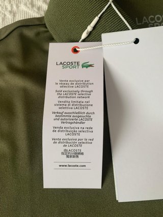 Polo Lacoste Sport Verde Talla S