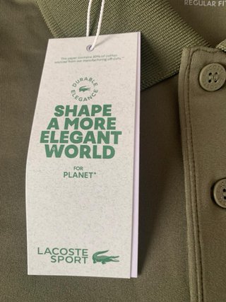 Polo Lacoste Sport Verde Talla S