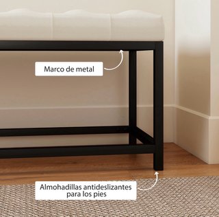 Banco pie de cama