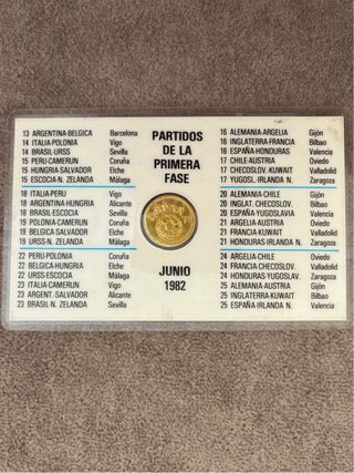 Pack Mundial 82 España: Serie Numismática y Medall