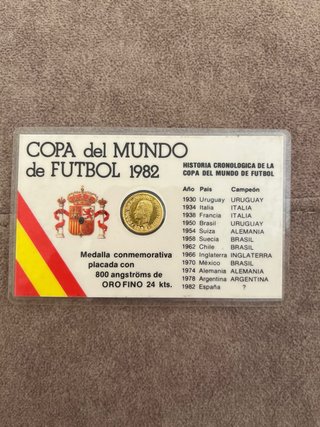 Pack Mundial 82 España: Serie Numismática y Medall