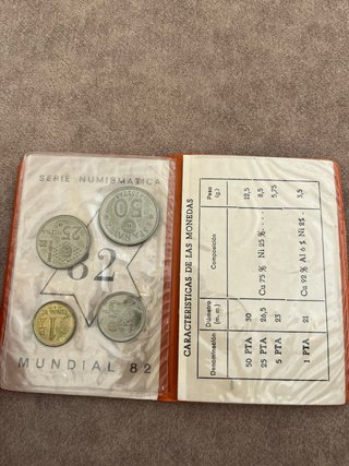 Pack Mundial 82 España: Serie Numismática y Medall