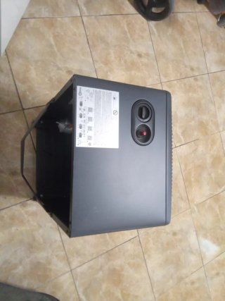 Estufa de gas Qlima negra