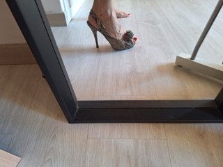 Zapatos Uterqüe Peep Toe Serpiente Talla 37