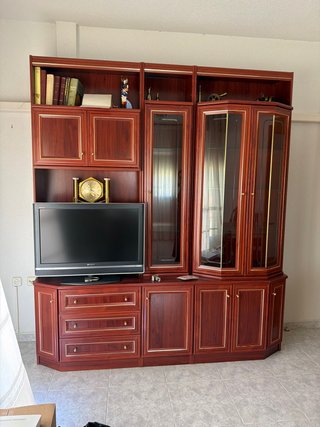 Mueble de salón modular madera