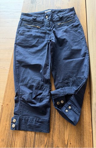 Pantaloni vintage blu navy Mod. Capri