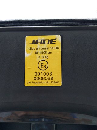 Seggiolino auto Jane Gravity 0-105cm -18kg