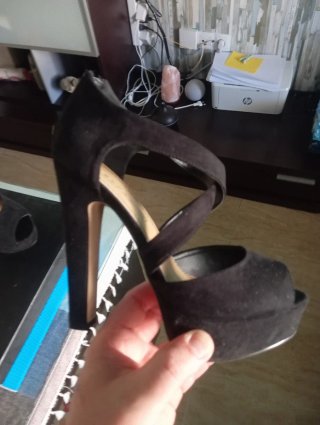 Zapatos de tacón Marypaz ante negro